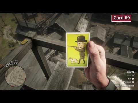 Video: Lokasi Red Dead Redemption 2 World Champions Cigarette Cards