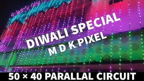 DIWALI DECORATION || PIXEL LIGHT || PARALLAL CIRCUIT
