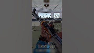 SNOWBALL ON CARGO TO AK #rust #rustgame #rustclips #rustpvp #shorts #solorust