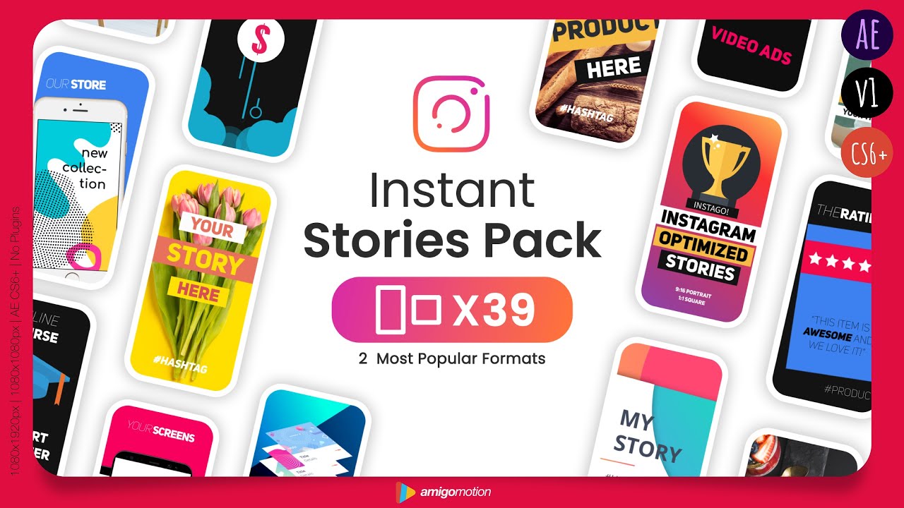 Stories Pack. Packed stories