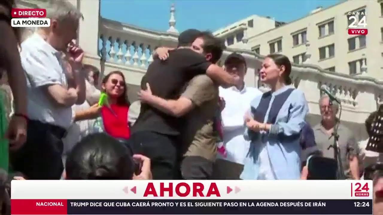 AHORA | DESPEDIDA CIUDADANA AL PRESIDENTE BORIC