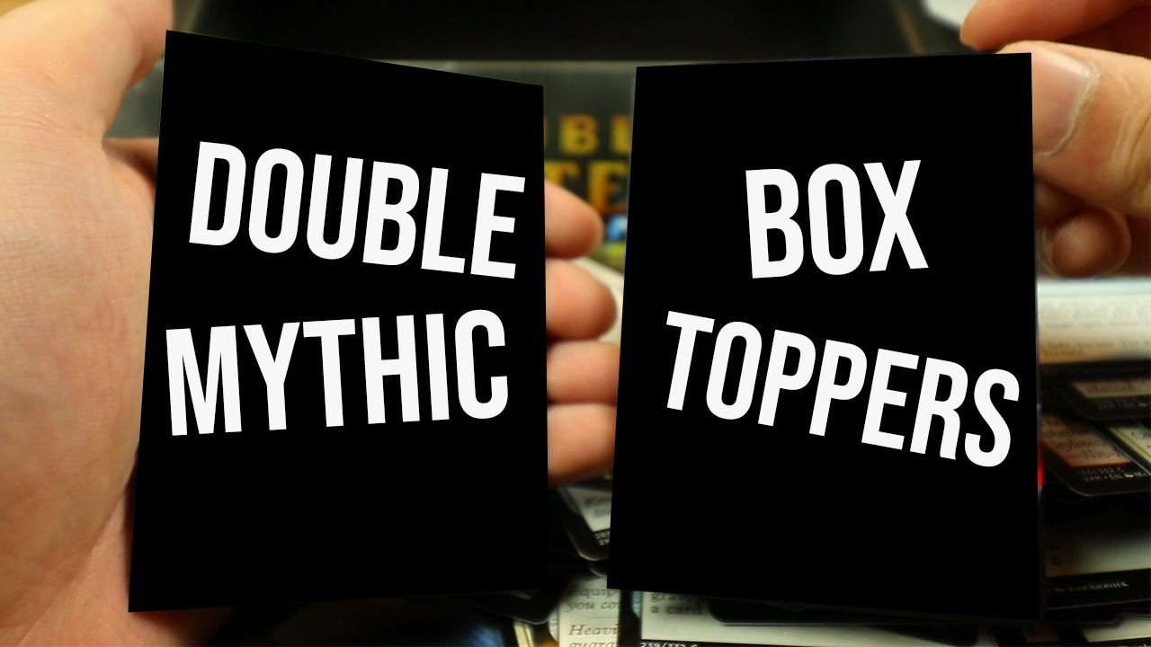 11 MYTHICS IN A Double Masters Box?! DOUBLE MYTHIC BOX TOPPERS ARE REAL Double Masters YouTube
