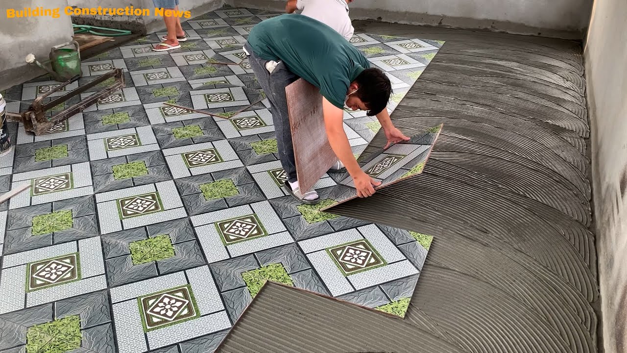 How To Install Patterned Ceramic Tiles For Outdoor Playgrounds With New Skills And Quickly