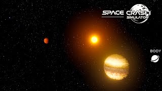 Timelapse Of A Sunlike Star - Space Crash Simulator