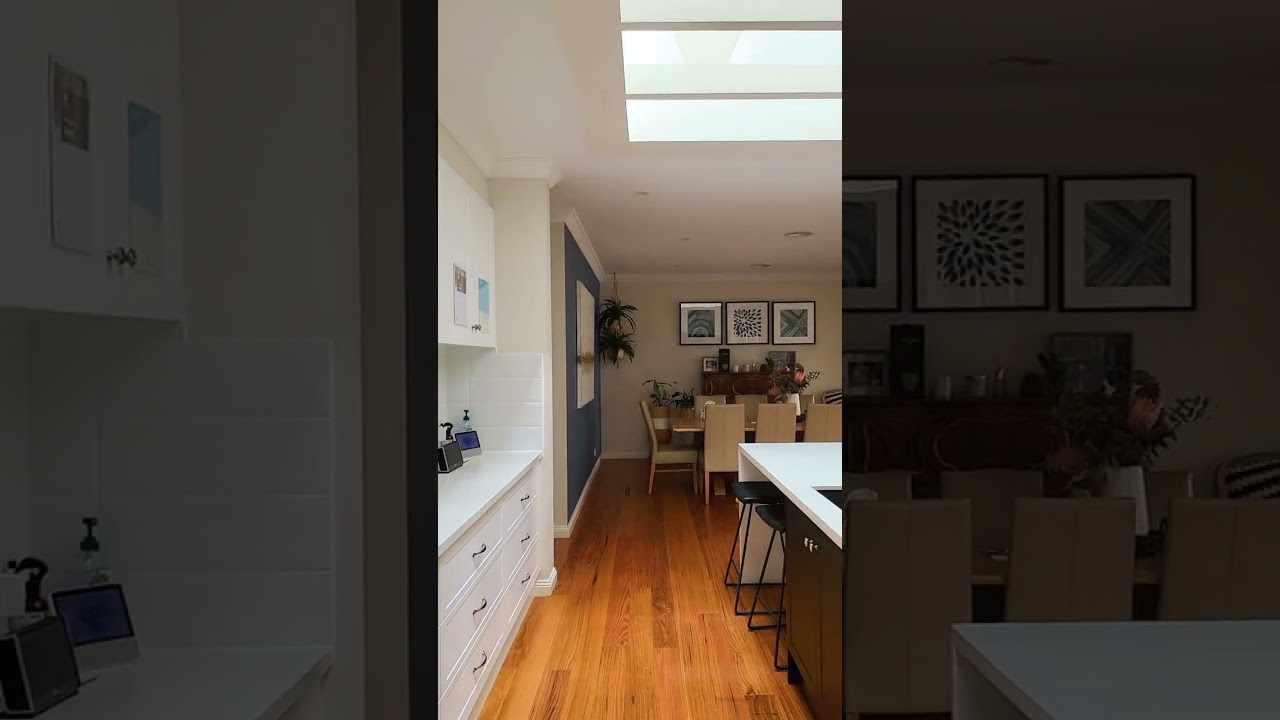 bright kitchen skylight