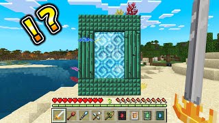 Minecraft 沒看過的門欸..這是前往哪裡的知道嗎？