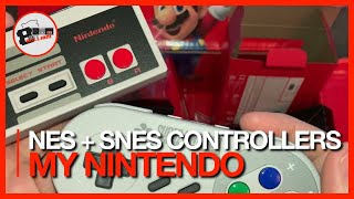 Nintendo Switch Online Controllers SNES & NES - My Nintendo Store Unboxing