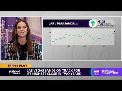 Las vegas sands stock on pace for highest close in two years
