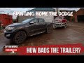 Attempting to tow the dodge home on christmas eve first real test for the ford ranger