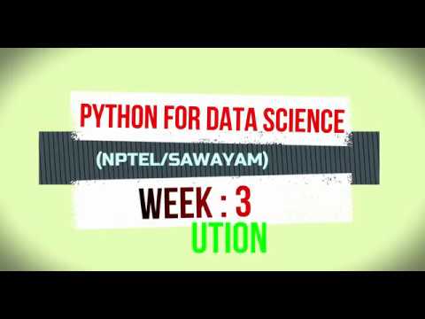 python for data science week 3 assignment solution