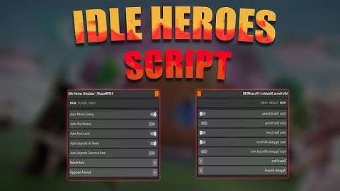 IDLE Heroes Simulator 🗡️ ROBLOX SCRIPT - (AutoReincarnate, Auto Hit, AutoBuy)