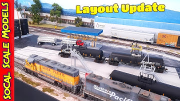 Layout Update #54 | Making Concrete Slabs | New Tank Car