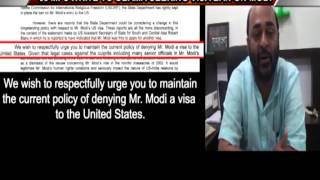 GOA BJP ON NAREDRA MODI VISA ISSUE(A major controversy erupted over a letter supposedly written by a group of MPs to US president Barack Obama demanding the ban on Gujarat CM Narendra ..., 2013-07-26T02:29:57.000Z)