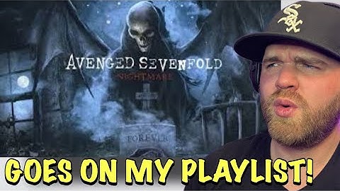 FIRST TIME HEARING  Avenged Sevenfold - Nightmare [Official Music Video] (REACTION)