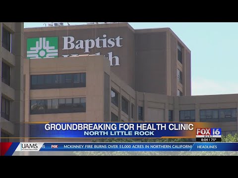 North Little Rock and Baptist Health break ground on new health clinic in Rose City