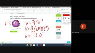T 7 Volume of a Sphere