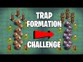 Epic Trap Formation Challenge | Bomb Trap VS Every Troop | Clash of clans