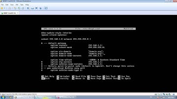 cau hinh DHCP tren linux