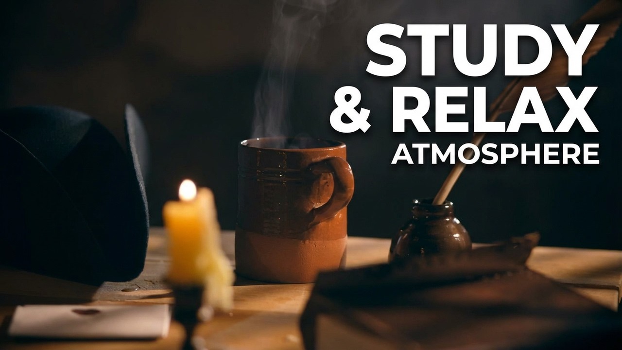 4 Hours of Candlelight Writing | Peaceful Desk Ambience for Focus & Creativity