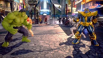 Hulk Vs. Thanos - Ryu Vs. Anti-Venom l Marvel vs Capcom Infinite Gameplay (Very Hard 1080p 60FPS)
