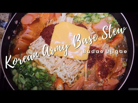 Korean Army Base Stew (Budae Jjigae)