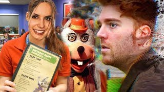 got a job at CHUCK E CHEESE to see if SHANE DAWSON was right