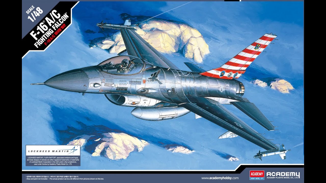 アカデミー 1/48 F-16A/C ファイティングファルコン AM12259
