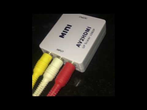 How To Connect a Wii | Ps2 to HD TV | Smart Tv (AVtoHDMI)