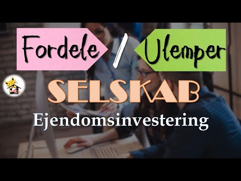 Video: Hvad er fordele og ulemper ved et selskab?