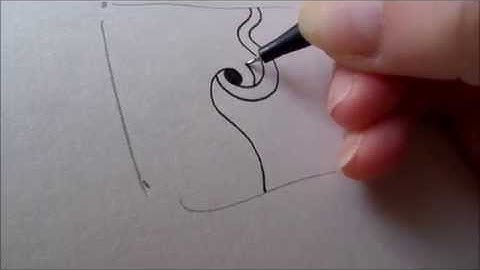 How to draw tanglepattern Verve