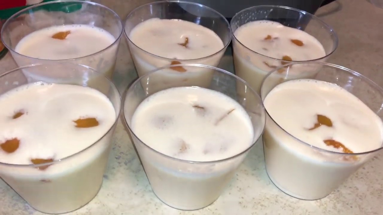 How to make PEACH GELATIN (MILK BASED) Como hacer GELATINA DE DURAZNO