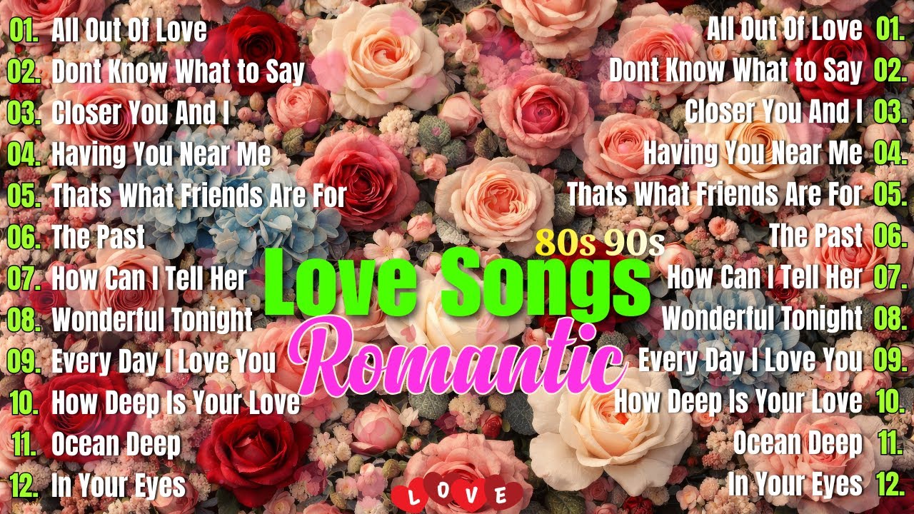 Romantic Love Songs - Relaxing Love Songs 80s 90s - Love Songs Of All Time Playlist