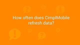 What is the refresh frequency of a mobile usage tracking app? | #CimplVision screenshot 4