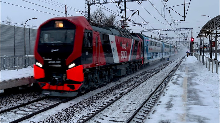 Первый рейс поезда «Аврора» с ЭП2К-500!