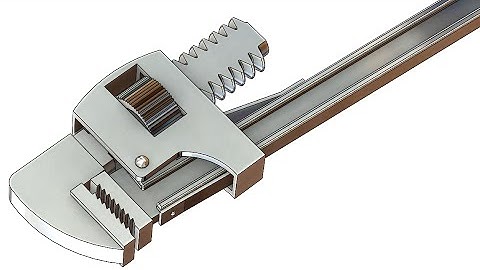 fast107 SolidWorks Tutorial fast107 Pipe Wrench wrench1