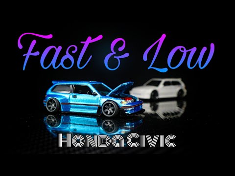 Diecast cars Honda civic ef hot wheels custom