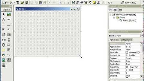 Cara Mudah Belajar Visual Basic 6.0 - Membuat Form Pada Visual Basic 6.0