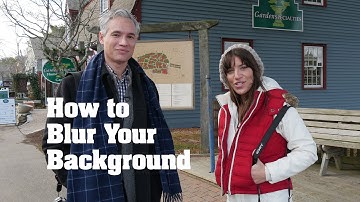 How to Blur The Background (Bokeh)