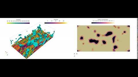 Scalar transport in a droplet-laden turbulent channel flow