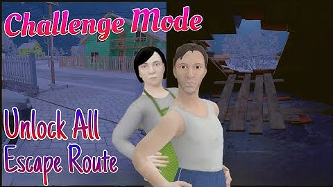 Schoolboy Runaway - Challenge Mode / Unlock all escape route