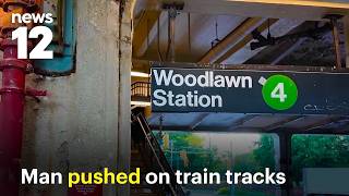 Man pushed onto tracks at Bronx station, suspect in custody after incident