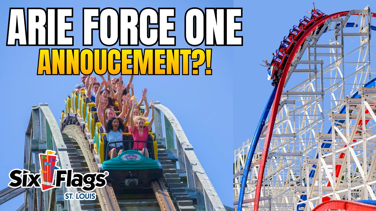 Six Flags St. Louis Is Making a HUGE Announcement Tomorrow… Arie Force One?