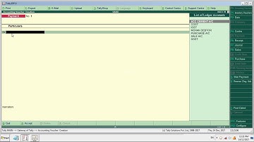 PAYMENT AND RECEIPT ENTRY IN TALLY