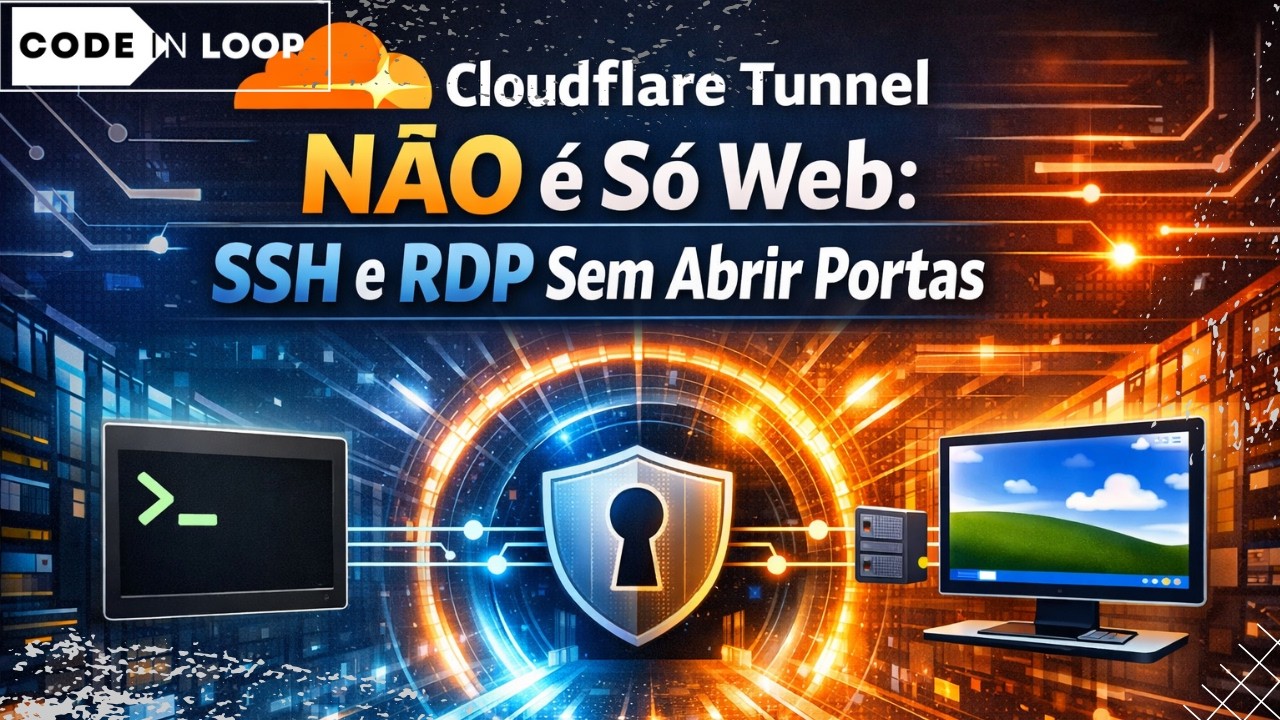Cloudflare Tunnel NÃO é Só Web: SSH e RDP Sem Abrir Portas