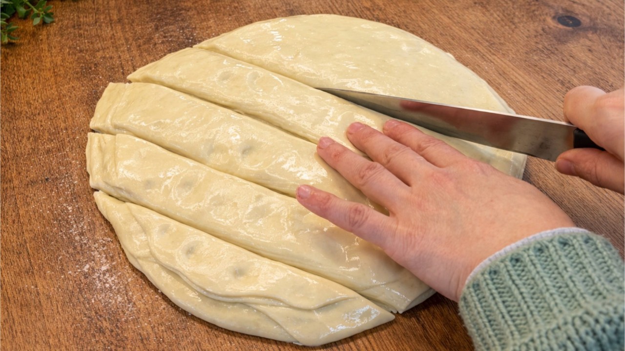 Этот рецепт мне научила моя 80-летняя бабушка. Очень вкусный рецепт сырного пирожка!