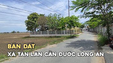 Ms 0425 Đất mặt tiền hơn 2000 m giá 1tr7 / 1m xã Tân Lân Cần Đước Long An