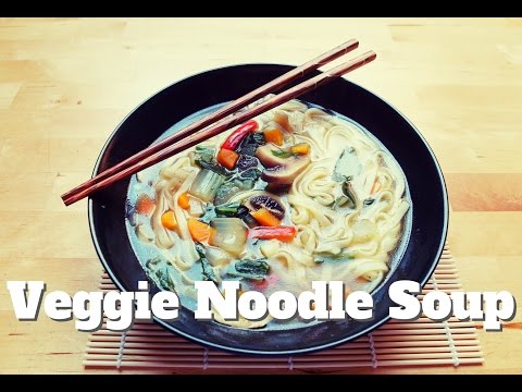 Veggie Noodle Soup (Vegan, Low-Fat)