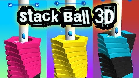 Stack Ball 3D - walk-through level 15 - 20 Android IOS gameplay