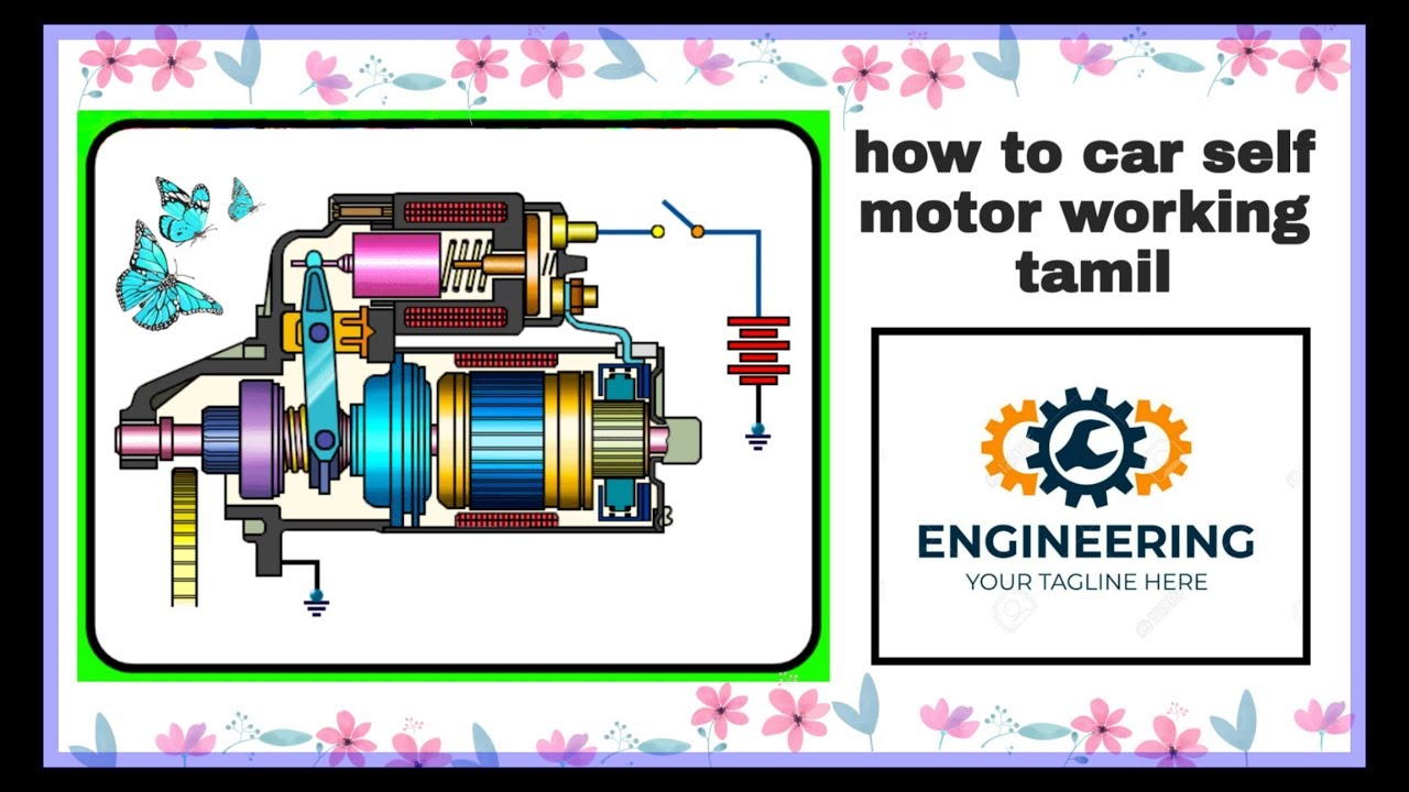 How Do Car Starter Motor Working Tamil