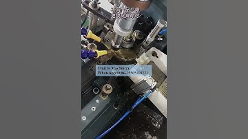 Flange nut tapping machine #flange nut #automatic tapping machine #tapping machine #tapping machine